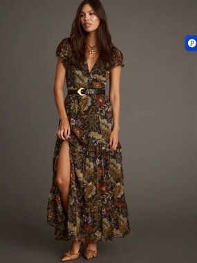 ❌SOLD❌Nwot 12th Tribe Sundance Floral Paisley Maxi Dress size S
